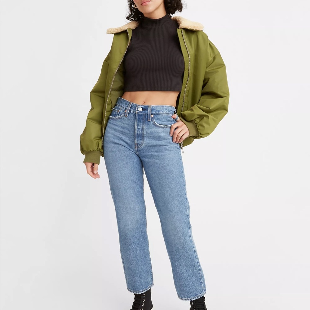 Levi's Light Blue Straight Leg Jeans